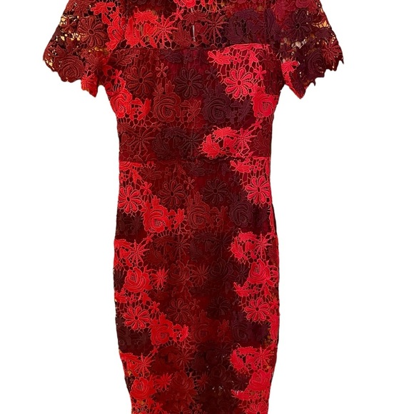 Lulu’s Lace Midi Dress, Size S, Partially Lined, Short Sleeves, Party Dr… - Picture 5 of 15